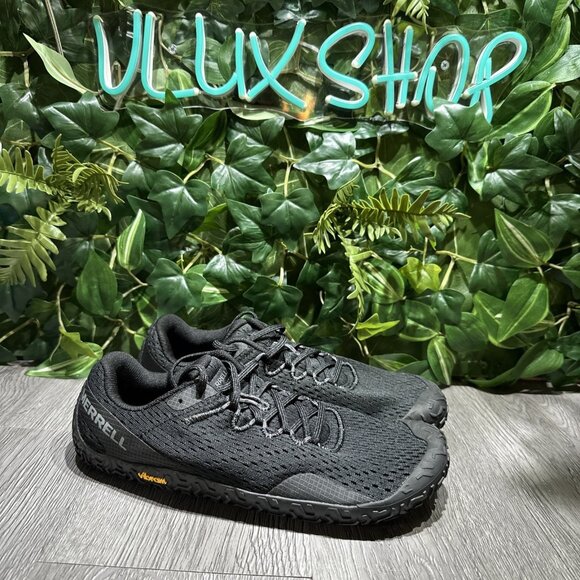 Merrell Vapor Glove J067718 Women's Black Knit Barefoot